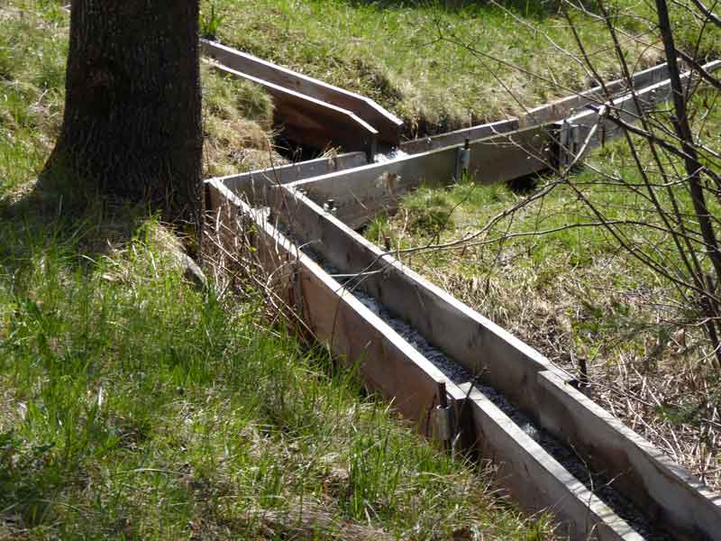 Waale and water meadows in the Tyrolean Oberland